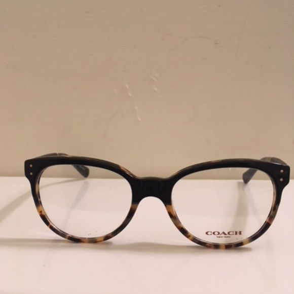 NWT Coach eyeglass frames dark tortoise HC 6084Q - Picture 2 of 8